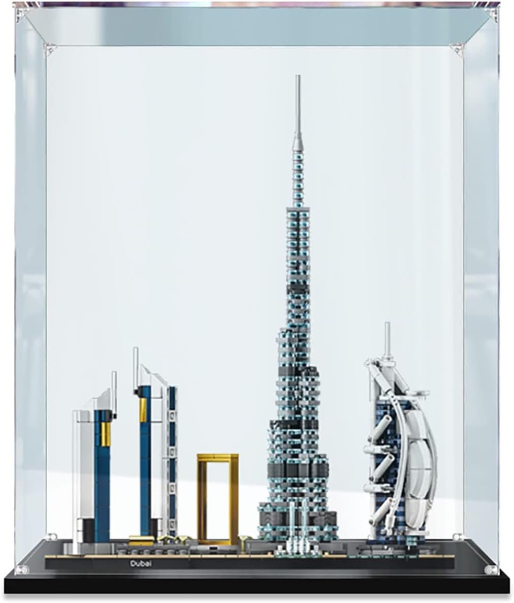 Custom acrylic display cases in Al Quoz Dubai for collectibles, trophies, artwork and valuable objects by Infinity Art & Frames