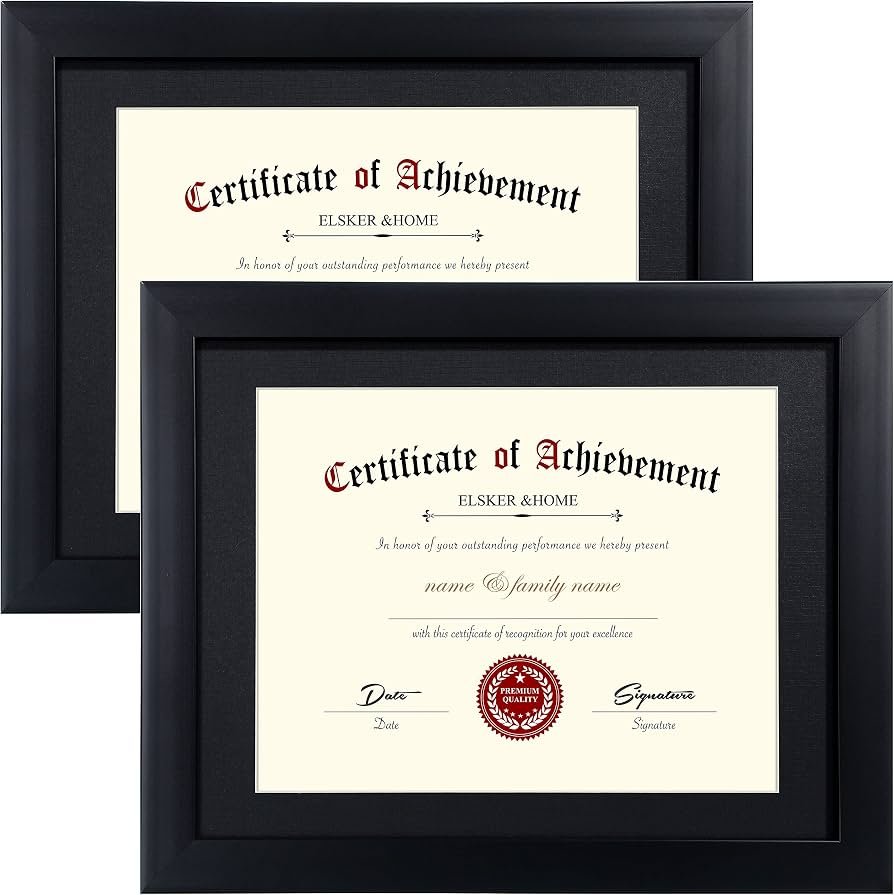 Professional certificate framing shop in Al Quoz Dubai for diplomas, degrees, awards and professional certificates by Infinity Art & Frames