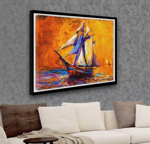 Floater framing services in Al Quoz Dubai by Infinity Art & Frames