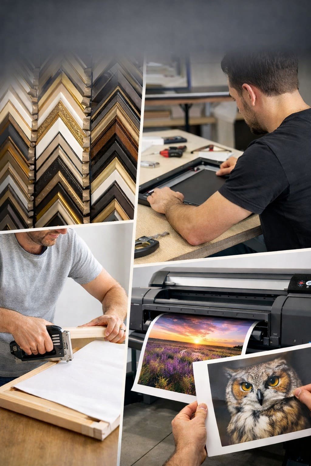 Custom Picture Framing and Fine Art Printing Services by Infinity Art and Frames