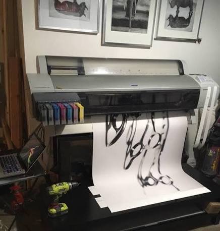 Specialty printing services in Al Quoz Dubai for fine art, giclee, metal, canvas and photographic printing by Infinity Art & Frames